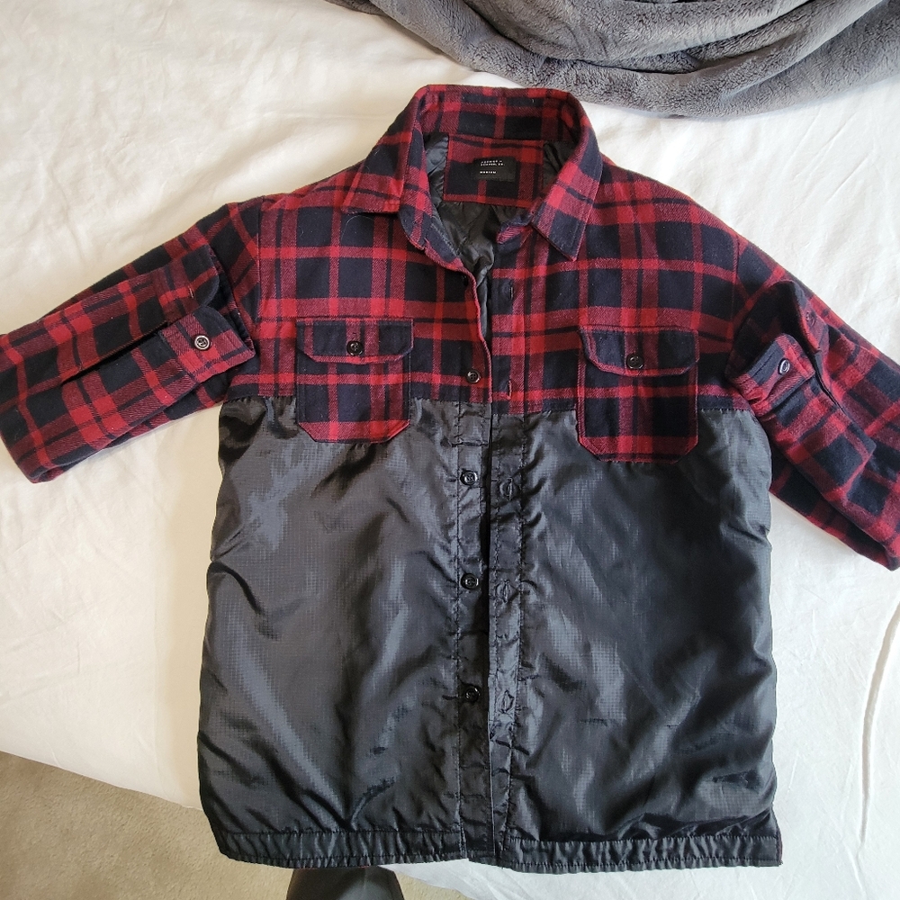 Jibberish Plaid Flannel Jacket